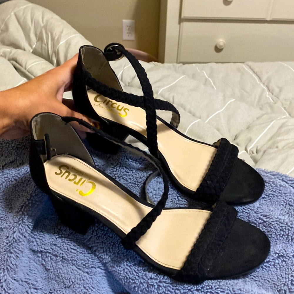 black heels